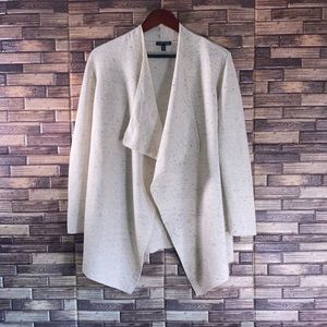 Eileen Fisher Ecru Peppered Cardigan Small Pre Owned